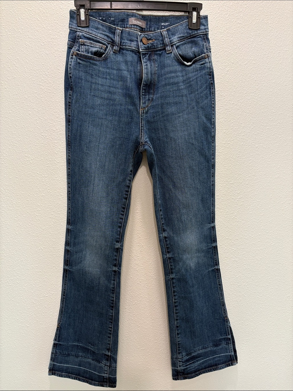 DL1961 Bridget Boot High Rise Jeans with Side Slit